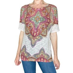 Ginger G Kaleidoscope Abstract Colorful Hippie Shirt